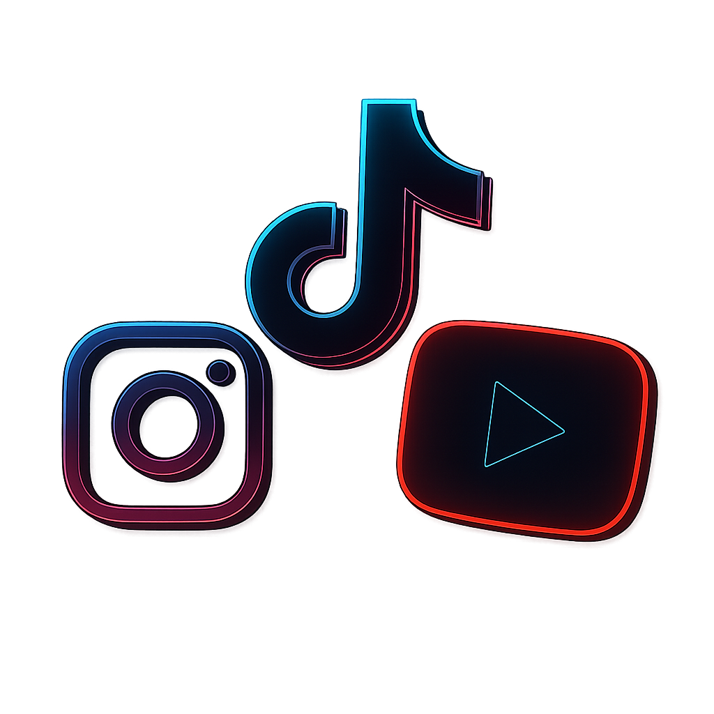 Neon Logo Digital Art